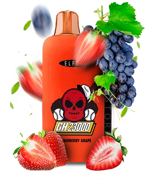 Полуничний виноград Elf Bar GH 23000 Strawberry Grape - Image 1