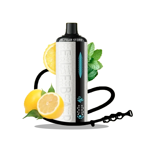 LemonMint Elf Bar E-Shisha 120000 Lemon Mint - Image 1