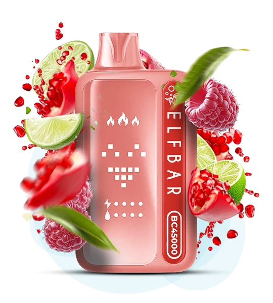 ElfBar_BC45000_PomegranateRaspberryLime Elf Bar BC 45000 Pomegranate Raspberry Lime - Image 1